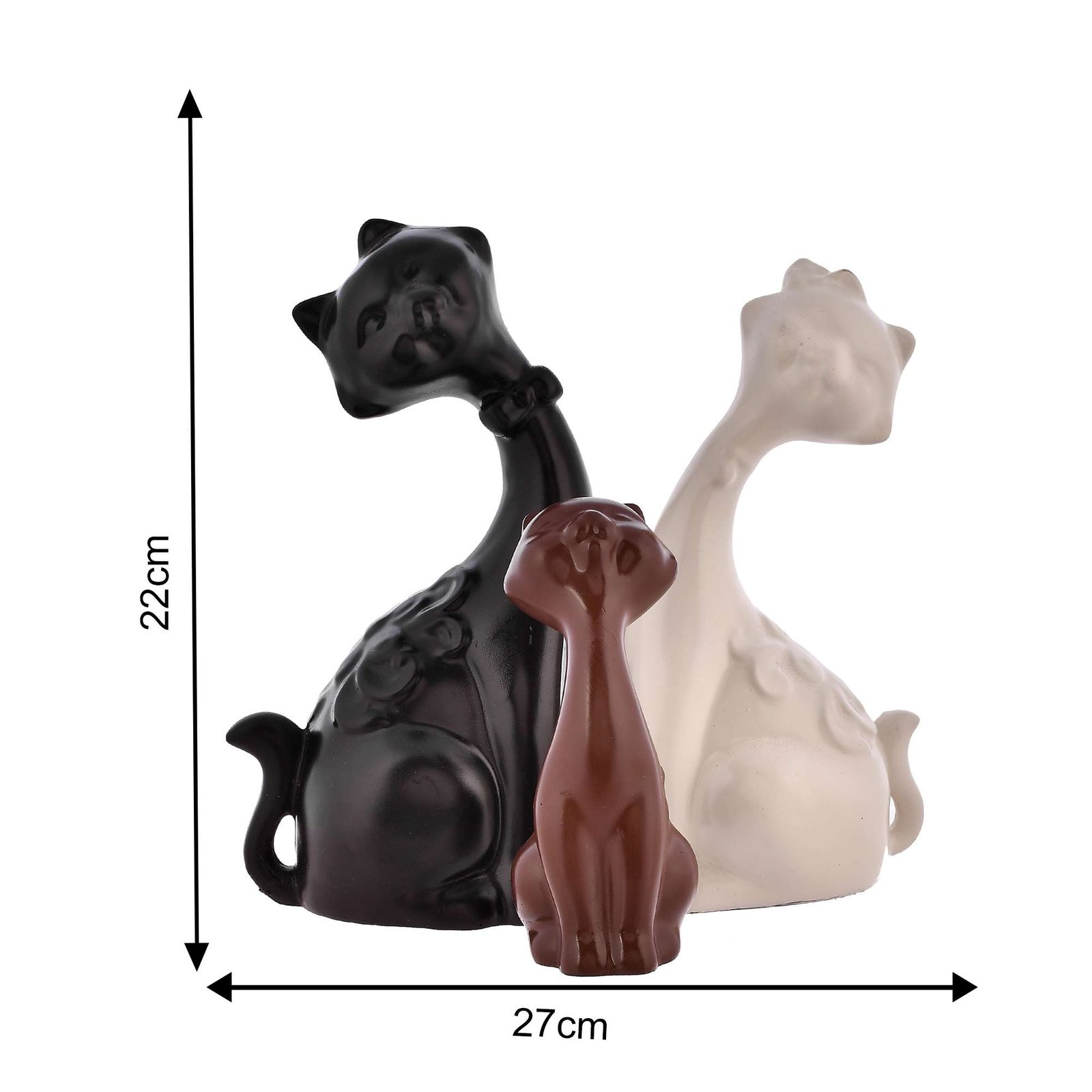 Cat Family Showpiece - Image 2